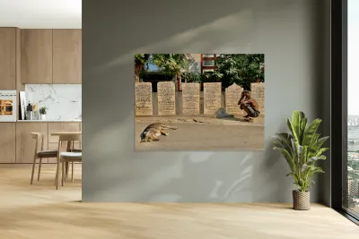 The Man and the Dog Reproduction