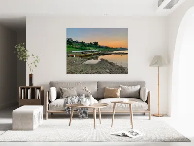 Sunset Boat Reproduction