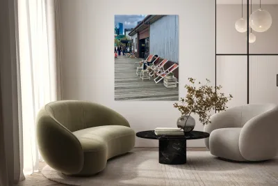 Sitting on the Dock Reproduction