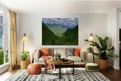 Spotlight in the Mountains Reproduction