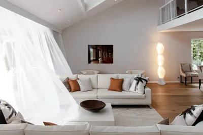 Inside Peace in Wooden Temple Reproduction