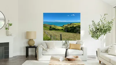 Blue Water on the Horizon Reproduction