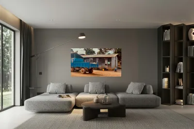 Its a Blue Truck Kid Reproduction