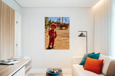 Little Girl on the Farm Reproduction