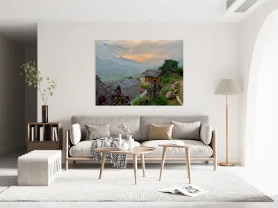 Far Away Sunset Reproduction