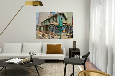 Indian Street Corner Reproduction