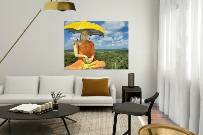 Buddha Under the Umbrella Reproduction