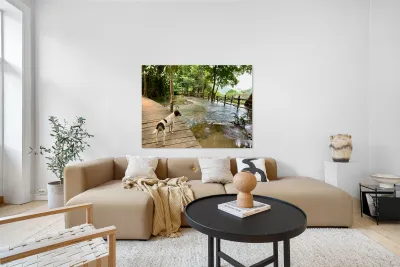 Dog Looking at the Horizon Reproduction