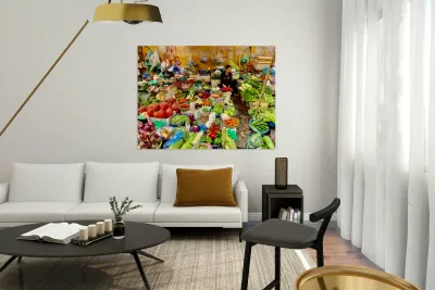 Fruits and Vegetables for Sale Reproduction