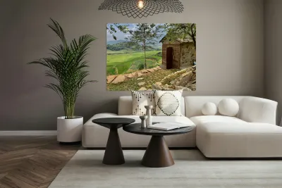 Little House by the Rice Fields Reproduction