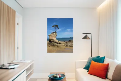 Tree Over The Rock Reproduction