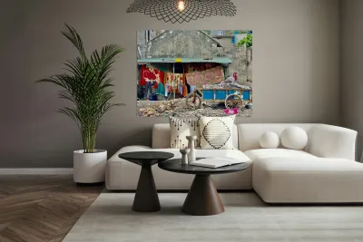 Waiting for the Laundry to Dry Reproduction