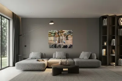 Birds in Historical Site Reproduction