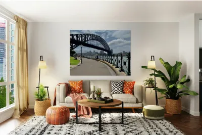 Road to Sydney Harbour Bridge Reproduction