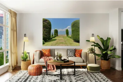 View from Pari Mahal Srinagar 2 Reproduction