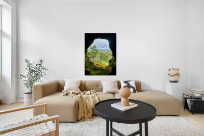 Nature Through the Hole Reproduction