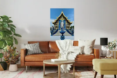 Wat Rong Suea Ten Blue Temple 2 Reproduction