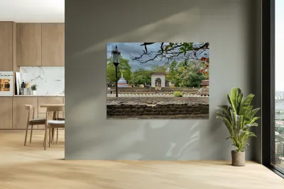 Temple Half Wall Reproduction