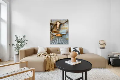 A Cat with Horns Reproduction