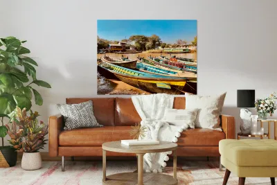 Inle Lake Boats Reproduction