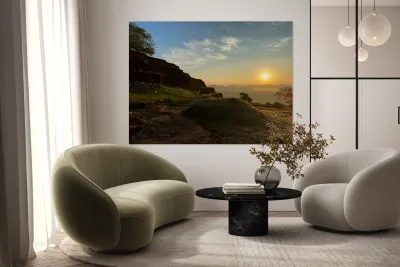 Sunrise on Top of Sigiriya Sri Lanka 3 Reproduction