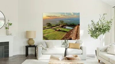 Sunrise on Top of Sigiriya Sri Lanka 7 Reproduction