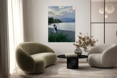 Newlyweds by the Wanaka Tree Reproduction