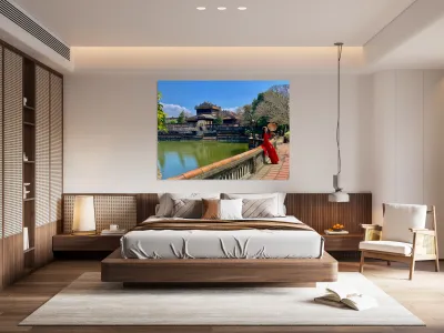 The Lady in Red Vietnam Reproduction