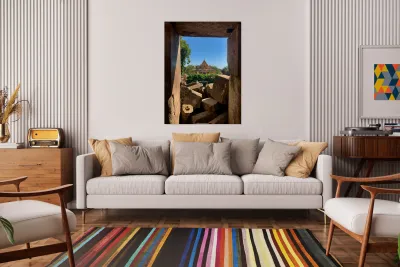 A Temple Afar Reproduction