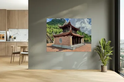 Buddhist Temple Vietnam Reproduction