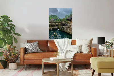 Lady in Balinese Holy Water Reproduction