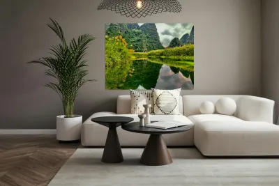 Ninh Binh Reflections Vietnam 2 Reproduction