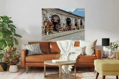 Shops in Vigan Philippines Reproduction