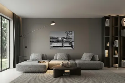 BW Reading on Twin Benches Reproduction