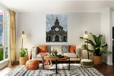 Saint Marys Black Wooden Cathedral of Kon Tum 2. Reproduction