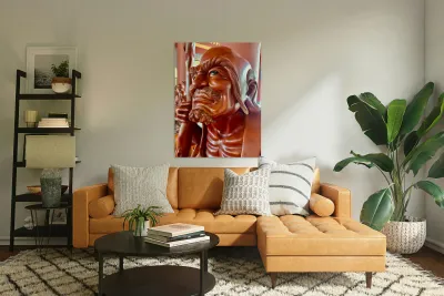 Red Statue Reproduction