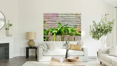 Plants Growing on the Side of the House Reproduction