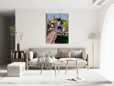 House in Koh Panyee Floating Village Thailand 3 Reproduction