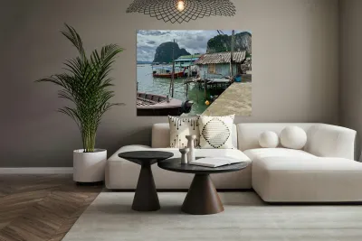 Koh Panyee Floating Village Thailand 2 Reproduction