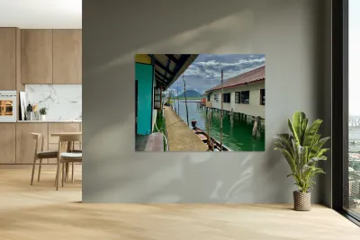 Koh Panyee Floating Village Thailand Reproduction