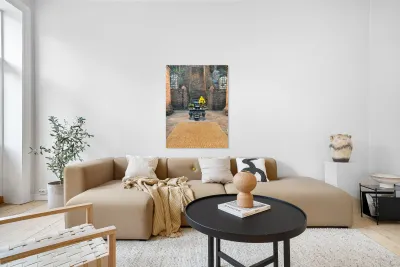 Inside the Ponagar Temple Nha Trang Reproduction