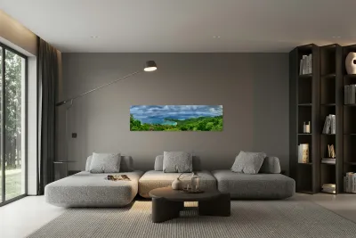 Moody Sky Over Sharks Bay Koh Tao Thailand Reproduction