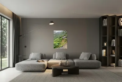 Living in the Mountains Reproduction