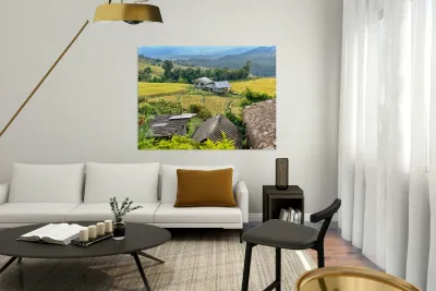 Village in the Rice Fields 2 Reproduction