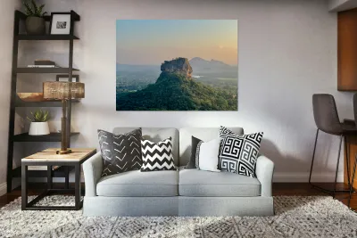 Sigiriya at Sunset Sri Lanka Reproduction