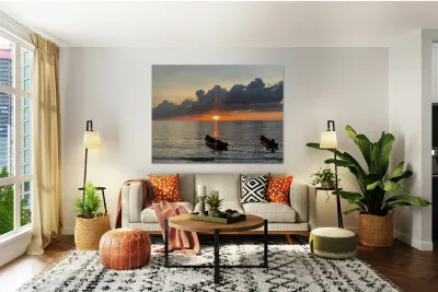 Sweet Orange Sunset 2 Reproduction