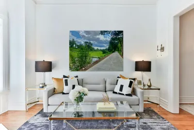 Riding by the Rice Fields Reproduction