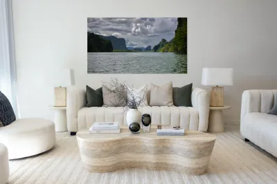 Amazing Scenery on the Sea Reproduction