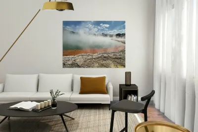 Wai O Tapu Thermal Wonderland 2 Reproduction