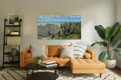 Punakaiki Pancake Rocks New Zealand 1 Reproduction